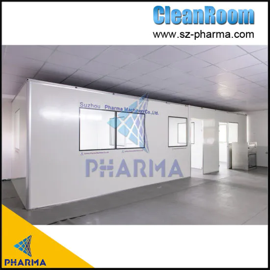 GMP ISO 5-8 modular laboratory clean room