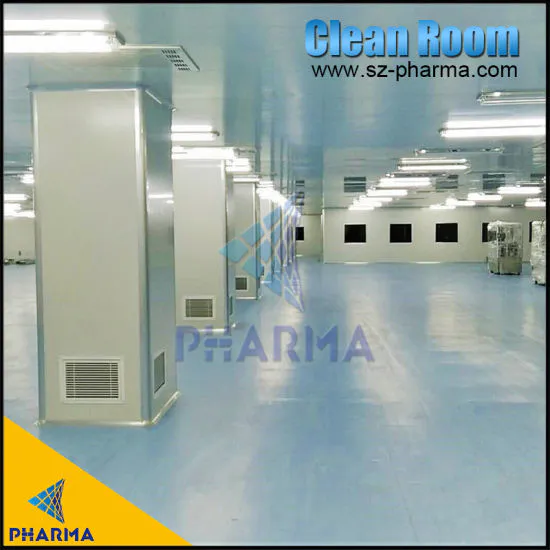 air clean air shower Class D ISO 7 modular clean room