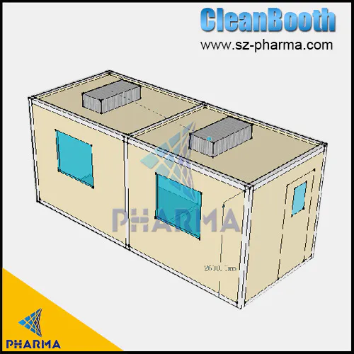 Modular Houses Sandwich Iso 5 Portable Cleanroom