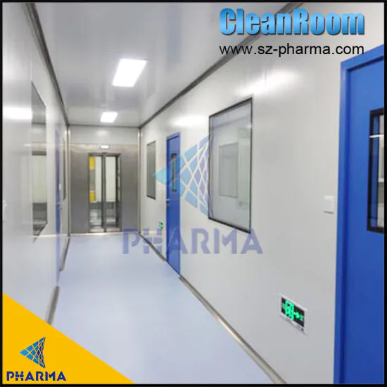 modular cleanroom class C air shower room GMP workshop cleanroom