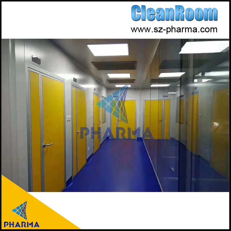 ISO 7 Standard Clean Room For Air Shower In Food Factory