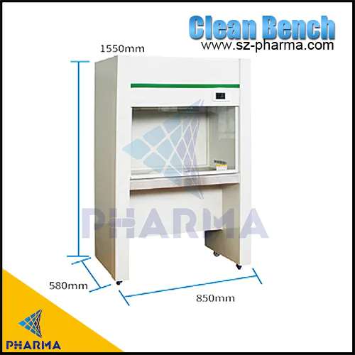 Vertical laminar air flow cabinet clean bench
