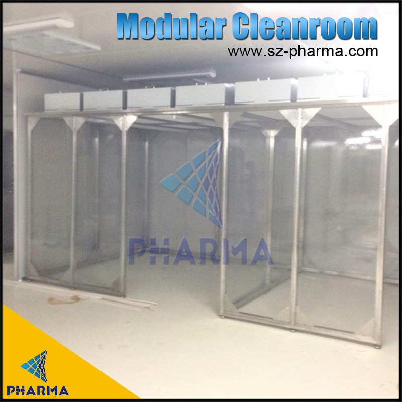 product-PHARMA-High cleanliness prefabricated softwallhardwall clean room-img