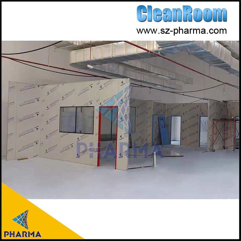 ISO5/ISO6/ISO7/ISO8 air shower Pharmaceutical Modular Cleanroom solution
