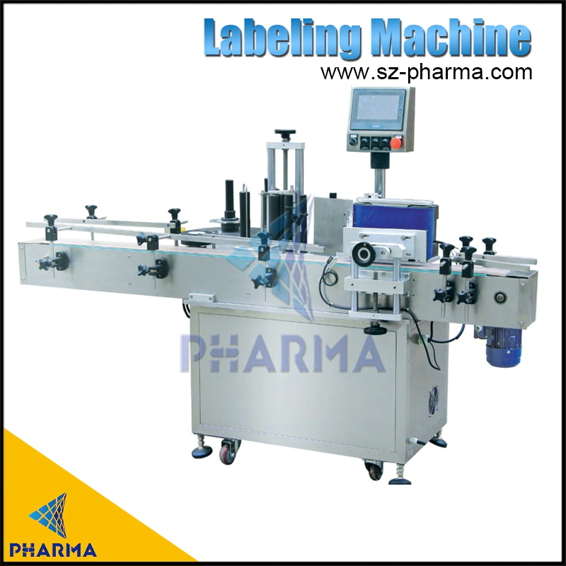 product-PHARMA-Flat type pharmaceutical tablet bottle labeling machine-img
