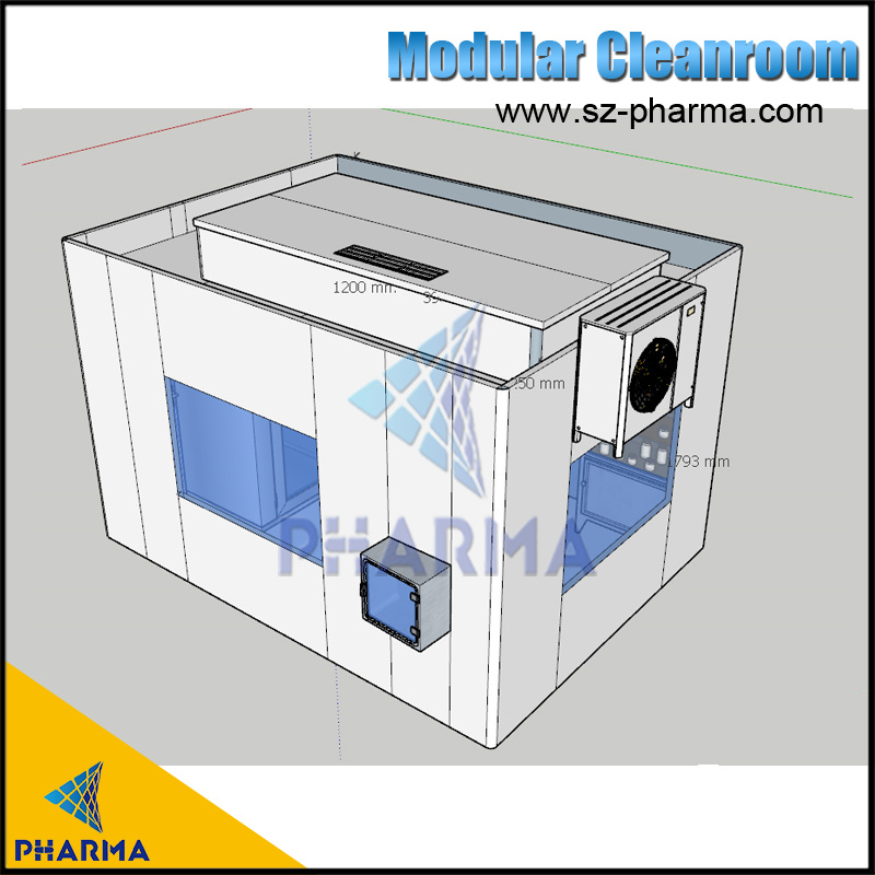 product-12 square meter GMP cleanroom with air conditioning unit-PHARMA-img-1
