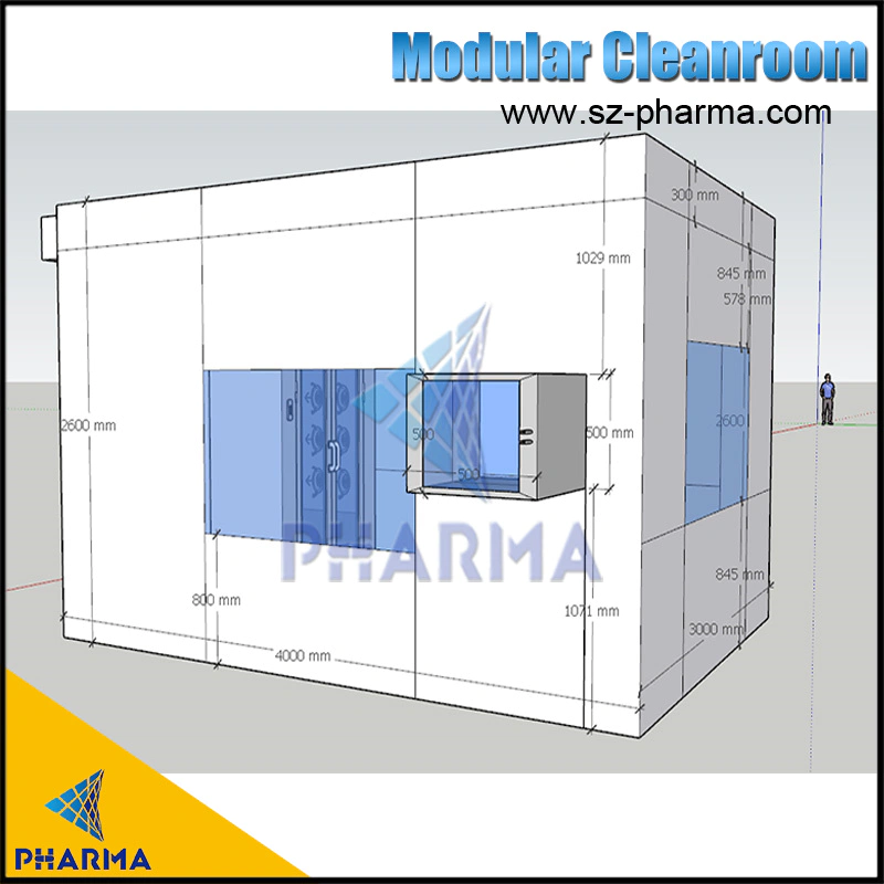 product-3000400002600mm ISO7 pharmaceutical clean room-PHARMA-img-1