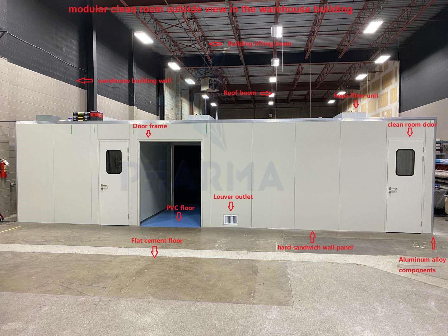 product-iso 8 class 100000 modular cleanroom-PHARMA-img