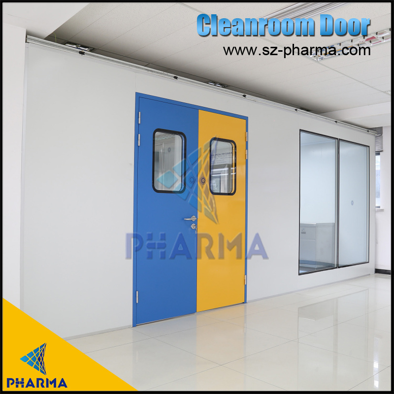 Pharmaceutical cleanroom single door swing door automatic door