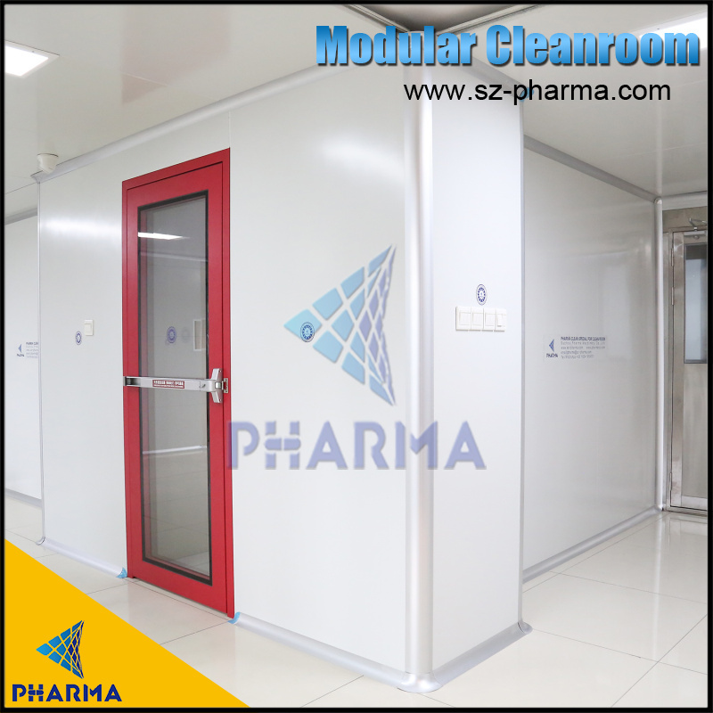 modular clean room prefab office hard sandwich panel wall ISO7 container mini clean room