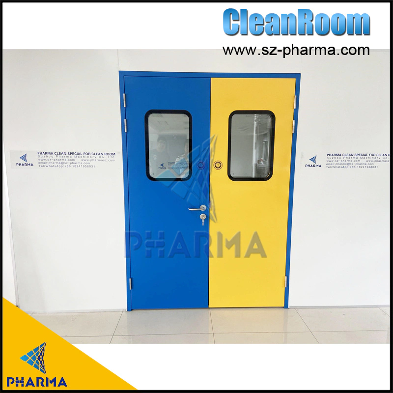 product-Hospital Gmp Standard Modular Lab Hygiene Doors Medical Clean Room Swing Door-PHARMA-img-1