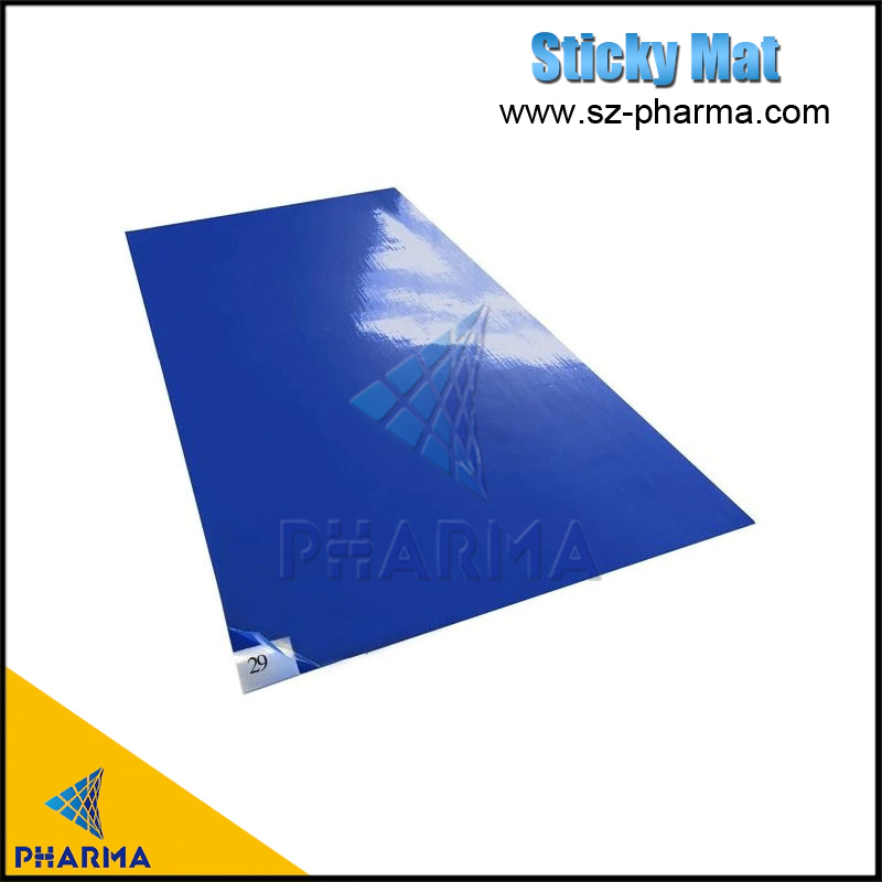 Blue Sticky Mat Cleanroom Floor ESD Sticky Mat 18X36 24X36 Inch Sticky Mat