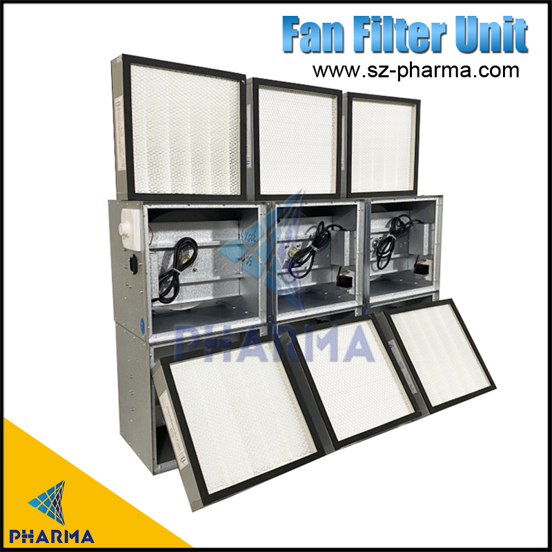 video-Modular Clean Room with Side-mounted Fan Filter Unit-PHARMA-img-1