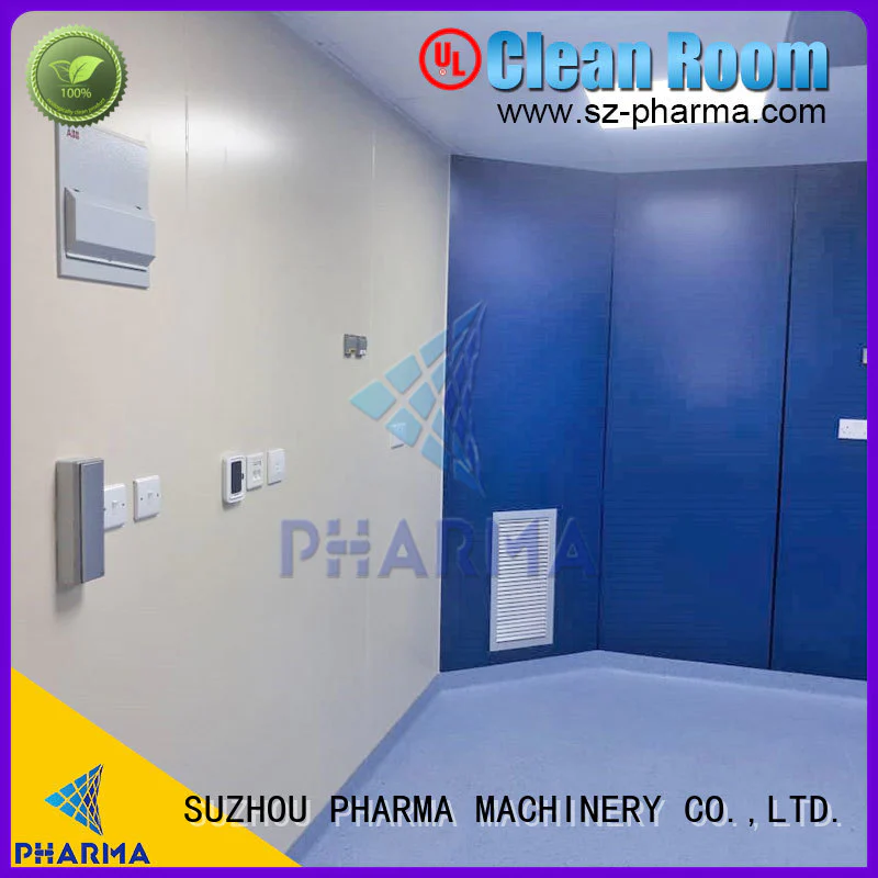 PHARMA commercial gmp cleanroom in different color for food factory